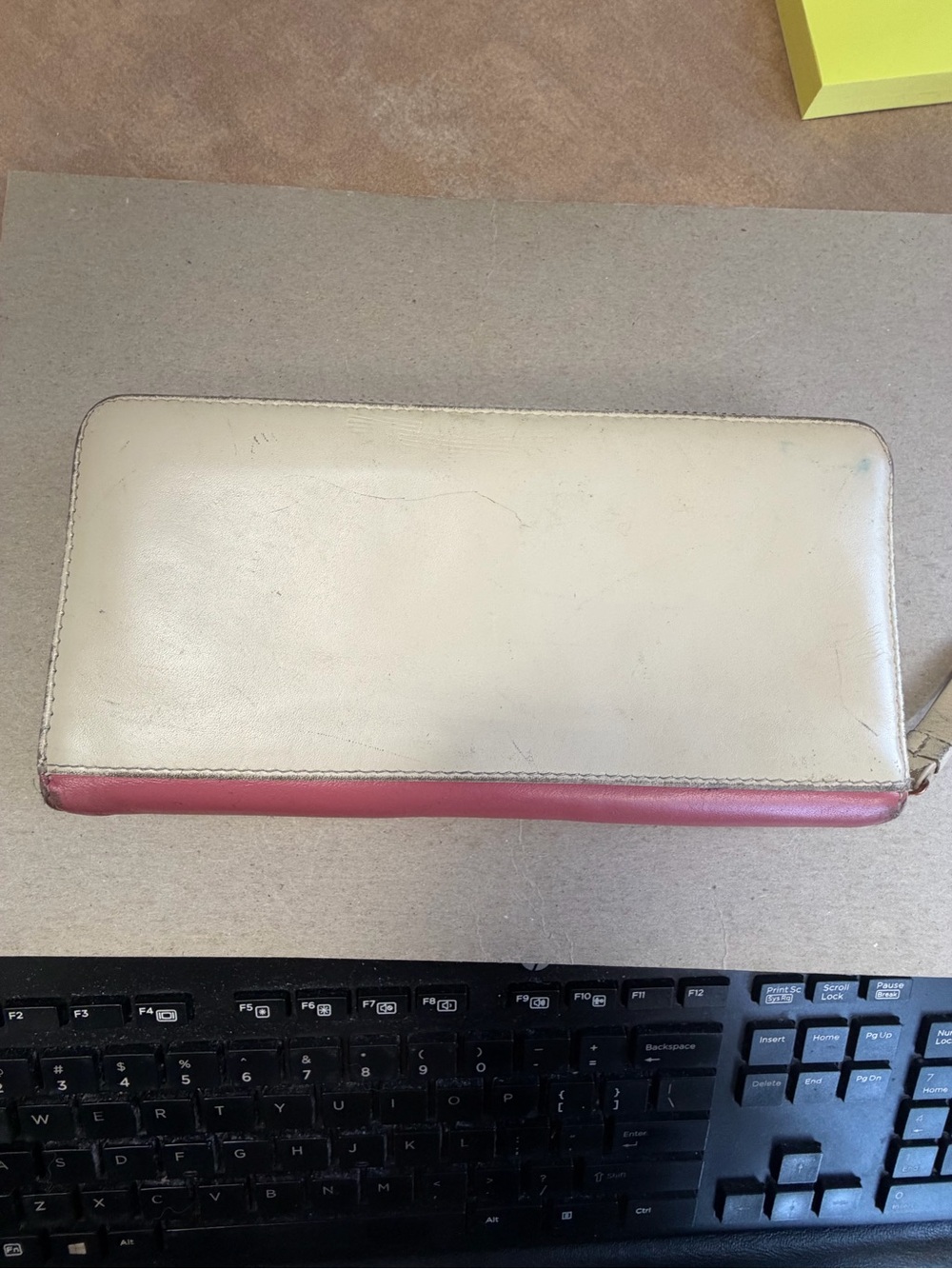 Radley London Dog Appliqué Zip Wallet in Cream & Pink - Picture 2 of 7
